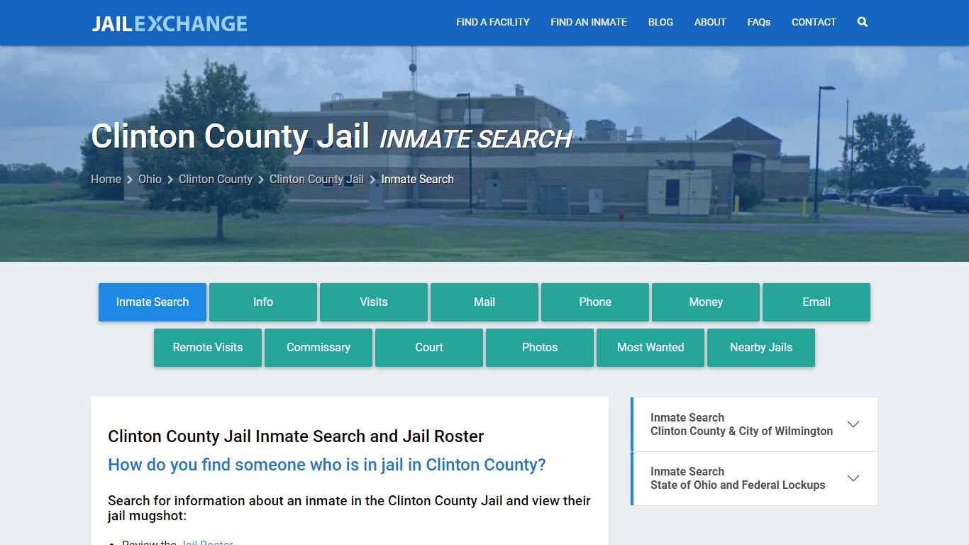 Clinton County Jail Inmate Search - Jail Exchange